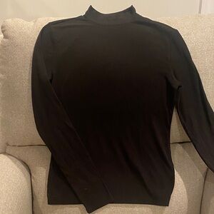 No Boundaries Black Turtleneck Top